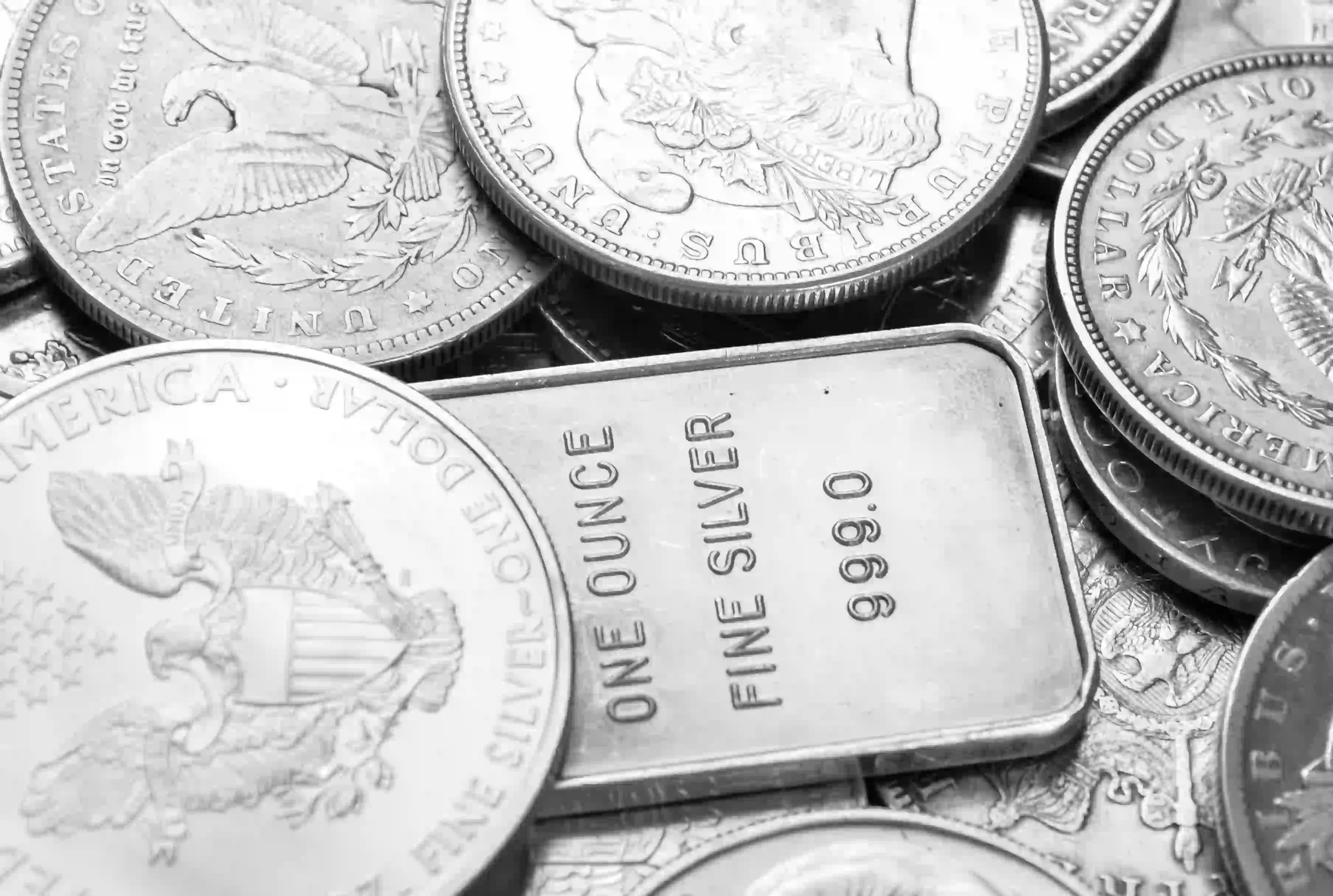Collection of Swedish and foreign silver coins