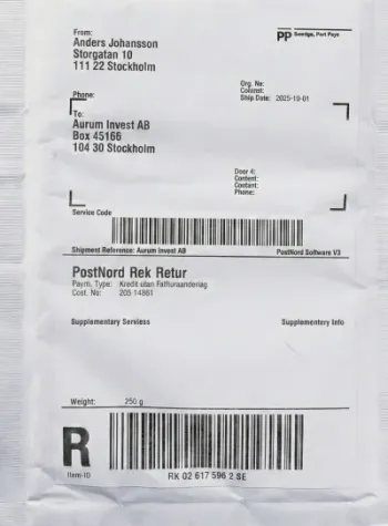 Insured Envelope